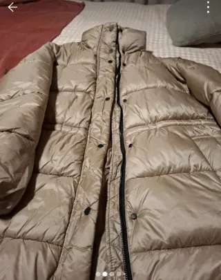 Plumífero Mango Beige Talla XL