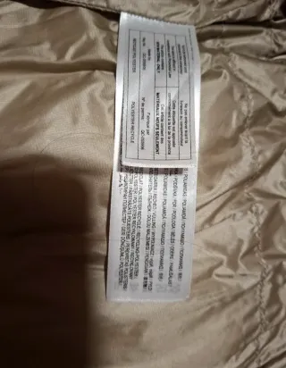 Plumífero Mango Beige Talla XL