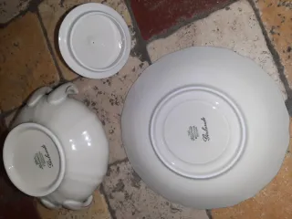 Zuccheriera vintage con decori floreali