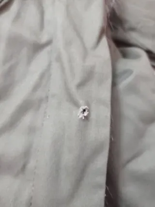 Parka donna verde con pelliccia