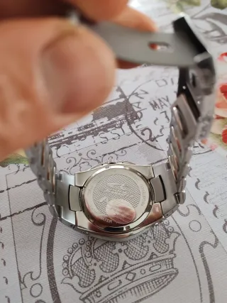 Orologio Chronotech Uomo Blu e Argento