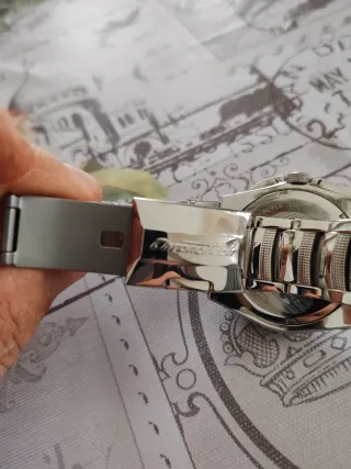 Orologio Chronotech Uomo Blu e Argento