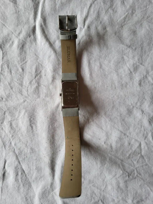 Reloj Esprit Rectangular Gris y Plateado