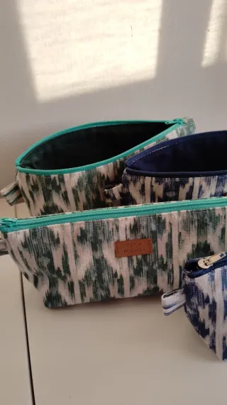 Estuche escolar o neceser estampado