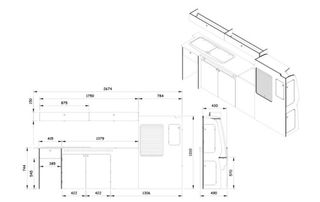 Mueble Camper VW T5-T6 Transporter