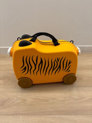 Maleta infantil con ruedas diseño tigre