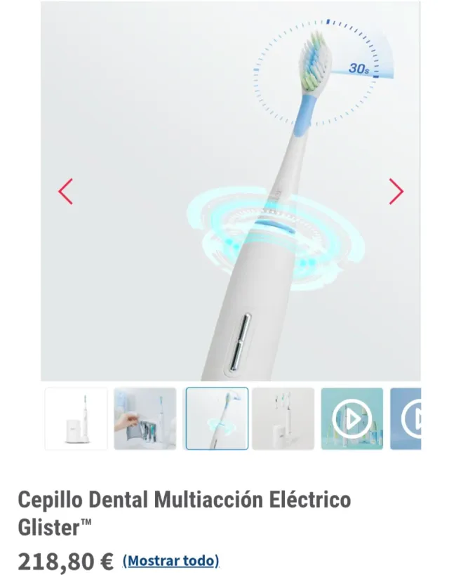 Cepillo Dental Eléctrico Glister