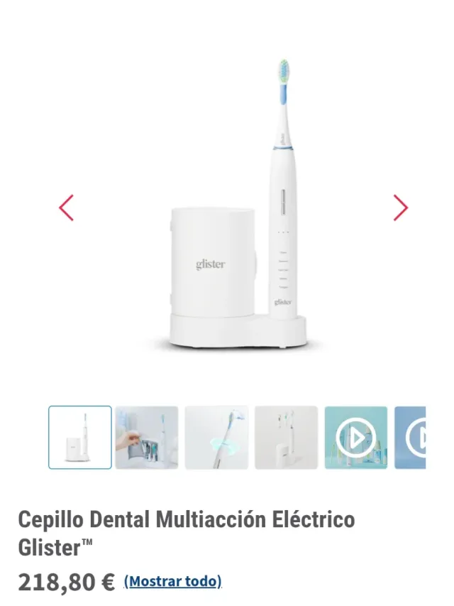 Cepillo Dental Eléctrico Glister