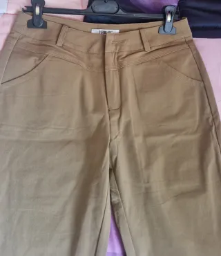 Pantalone donna beige