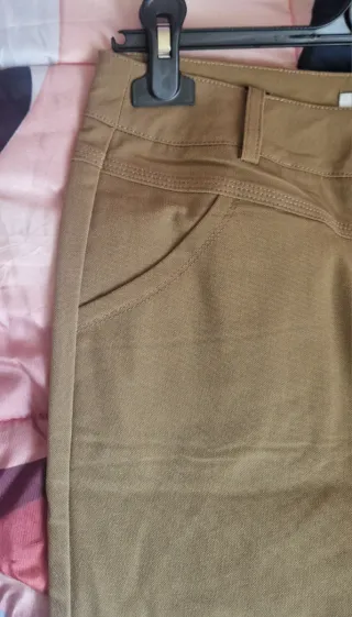 Pantalone donna beige