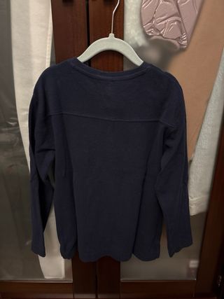 Camiseta niño manga larga azul. Charanga.