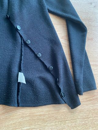 Chaqueta Nadine Lana Merino Negra Talla s/m