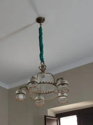 Lámpara vintage lágrimas salón