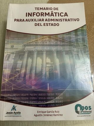 ¡LIBROS OPOS AUXILIAR ADMINISTRATIVO DEL ESTADO!