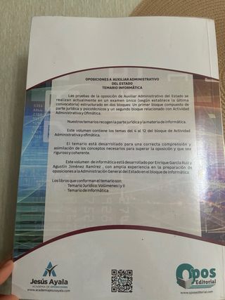 ¡LIBROS OPOS AUXILIAR ADMINISTRATIVO DEL ESTADO!