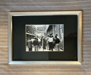 Fotografía Antigua B/N Enmarcada