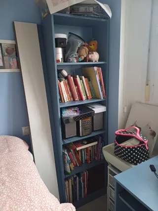 Dormitorio juvenil azul