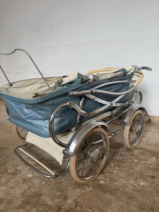 carrito Bebé Vintage Azul
