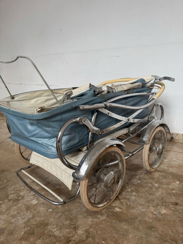 carrito Bebé Vintage Azul