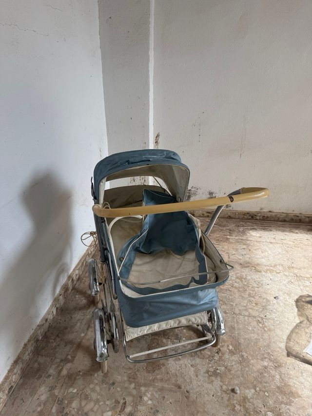 carrito Bebé Vintage Azul