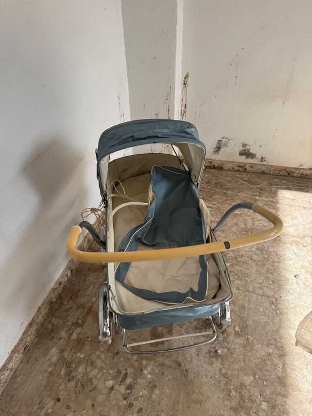 carrito Bebé Vintage Azul