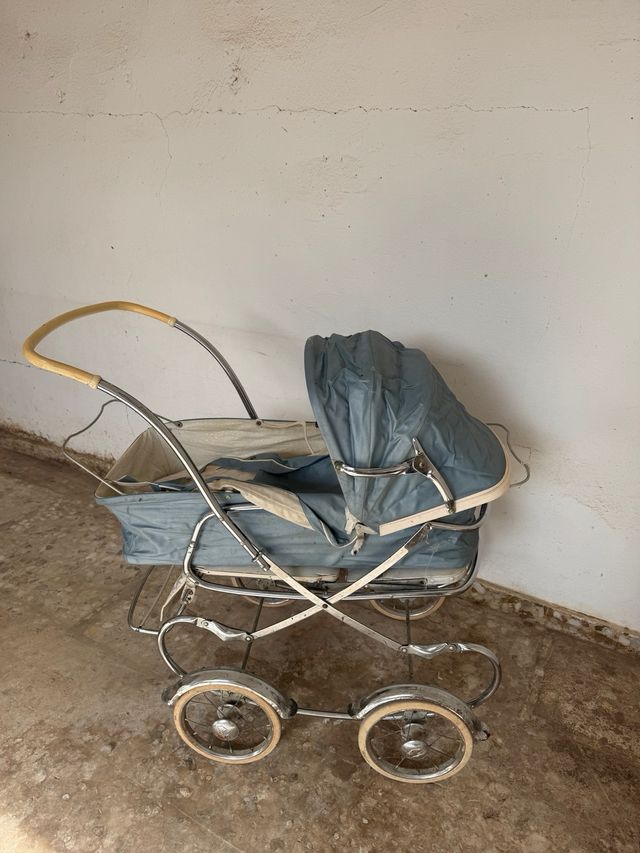 carrito Bebé Vintage Azul