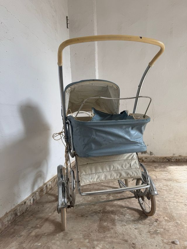 carrito Bebé Vintage Azul