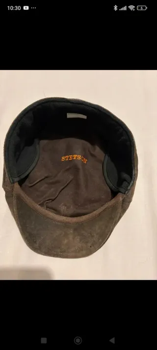 Gorra Stetson Piel Talla XL Orejeras Caliente