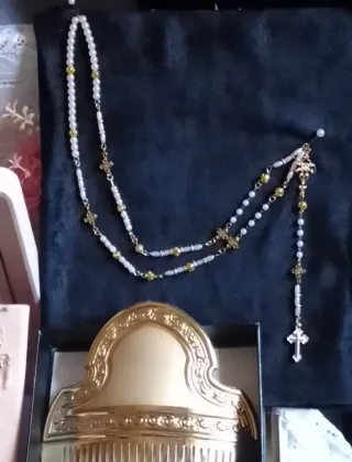 Aderezo Fallera Niña Completo Oro y Perlas