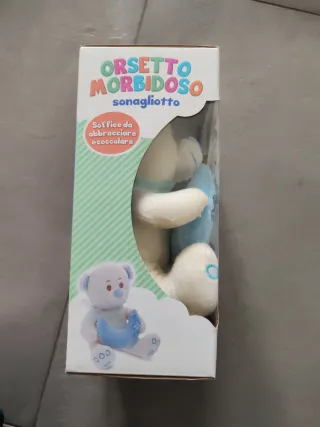 Orsetto Morbidisoso Sonaglietto Neonato
