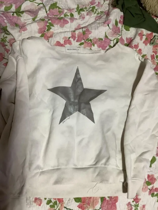 Sudadera GREEN COAST estrella plateada Talla S