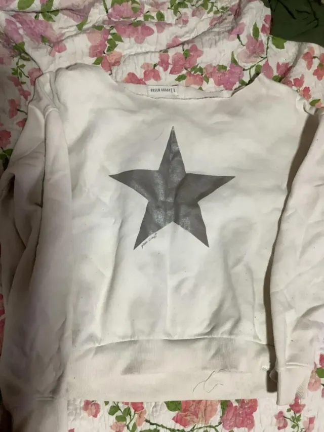 Sudadera GREEN COAST estrella plateada Talla S