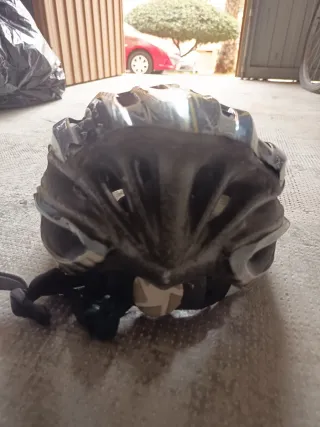 Casco Bici Adulto Negro y Dorado