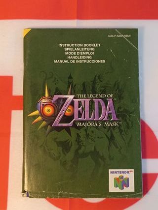 The Legend of Zelda Majora ́s mask N64 Pal Esp