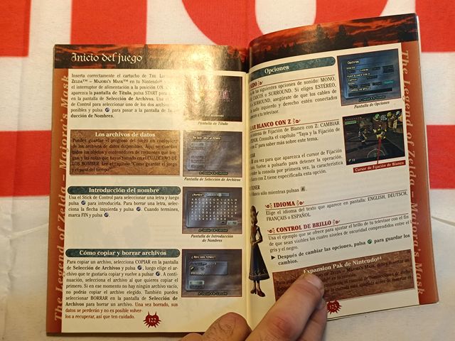 The Legend of Zelda Majora ́s mask N64 Pal Esp