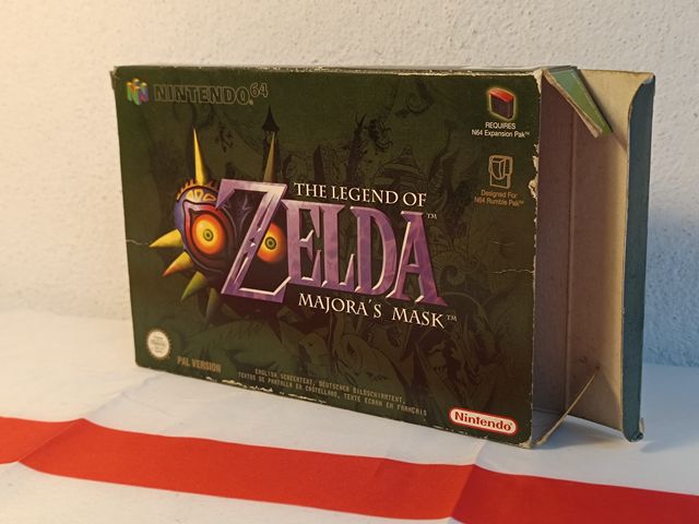 The Legend of Zelda Majora ́s mask N64 Pal Esp
