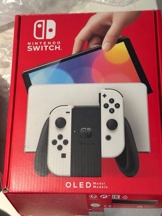 Nintendo Switch OLED + Micro SD + Scatola