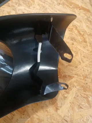 Pantalla para moto custom negra