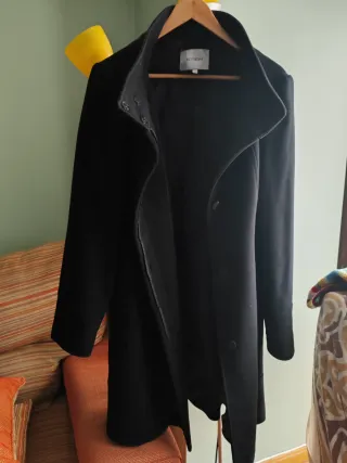 Abrigo negro ETIEM mujer