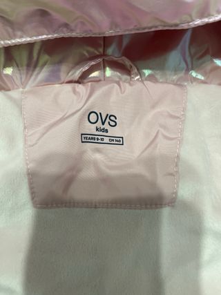 Chaqueta impermeable niña forrada polar