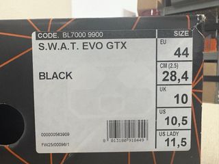 BOTAS TALLA 44 CRISPI S.W.A.T. EVO BLACK