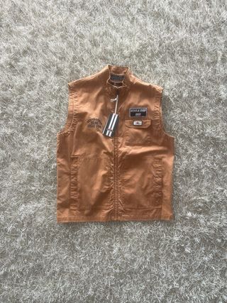 Gilet BEAR color cuoio – Taglia L – Nuovo