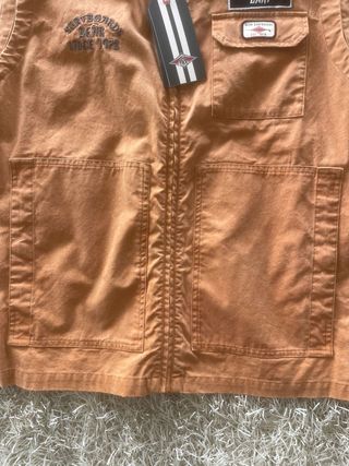 Gilet BEAR color cuoio – Taglia L – Nuovo