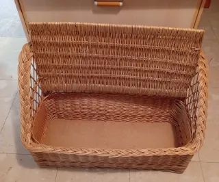 Banco di vimini per bambini