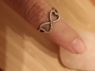 Anillo Plata Infinito Circonitas