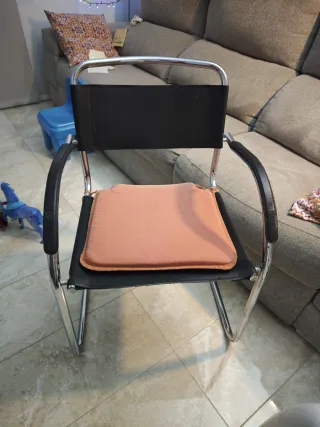 4 Sillas comedor/oficina metal