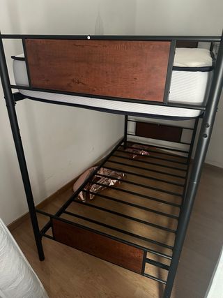 Litera + Colchón Individual