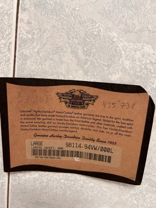 Chaqueta Harley Davidson Talla L