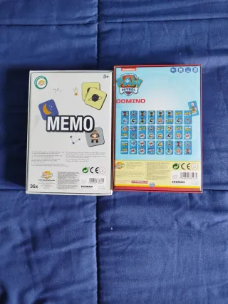 Juego de Domino y Memoria Paw Patrol