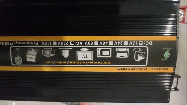 Inversor de corrente para carro